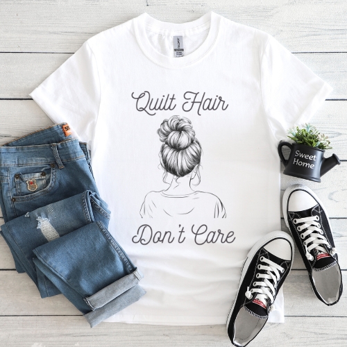 Quilt themed graphic tee on sale