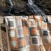 Fall Framed Windows quilt photographed at Amicalola Falls State Park in Georgia